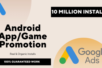 do organic android app install and mobile app promotion