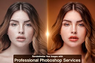 do portrait photo retouching and editing