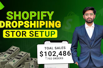 build shopify dropshipping store, design redesign shopify store, shopify website