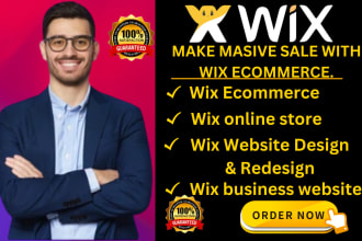 wix ecommerce wix online store wix store wix website design wix redesign wix seo