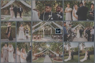 cull, and edit wedding and event photos in lightroom