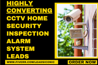 generate cctv alarm system home security inspection surveillance locksmith leads