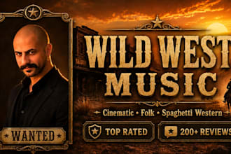 compose and produce wild west music
