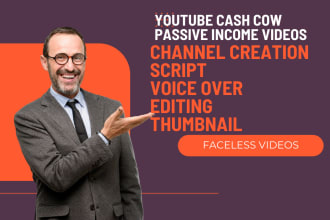 create automated cash cow youtube channel for passive income