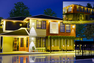 do realistic 3d exterior house design