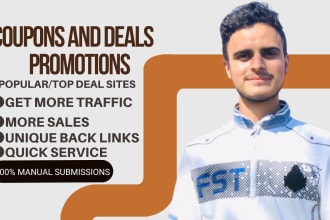 do coupons and deals submissions on 100 deal websites