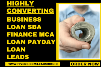 generate business loan sba loan finance mca loan student loan payday loan leads