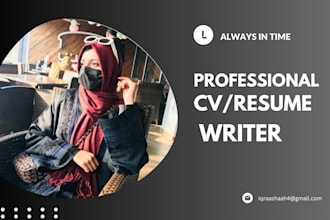design a template presentation and professional cv  template