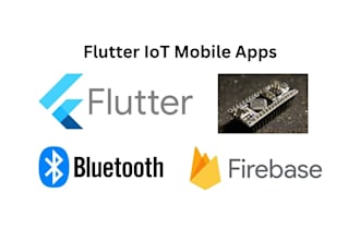 develop iot app using ble flutter, esp32, firebase, mqtt