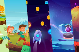 develop any hyper casual, android game using unity