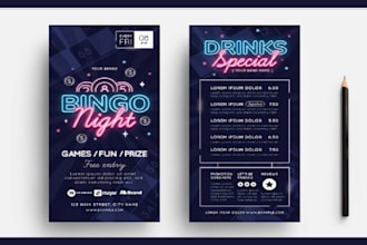 design a magic flyer for conference, concert ,nightclub, event
