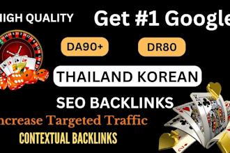 do high authority thailand korea dofollow backlink thai korean seo linkbuilding