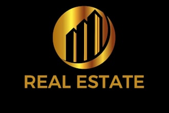 do elegant  logo design real estate with for you