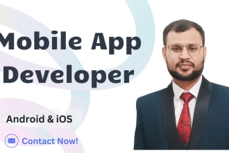 develop android and ios mobile app mobile app development