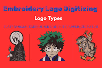be your perfect best embroidery logo digitizing expert
