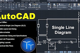 make professional electrical sld, layout dwgs