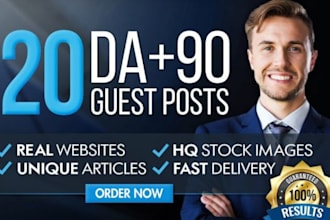 guest post on 20 websites da 60 plus