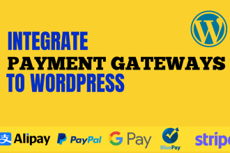 integrate stripe, paypal, or any payment gateways to website