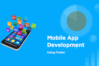teach mobile app development using flutter in easy way mobile app course