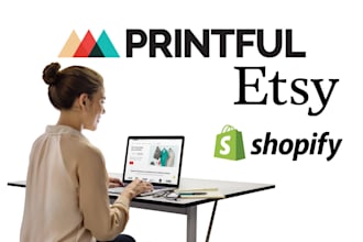 do custom printful product design and setup expert