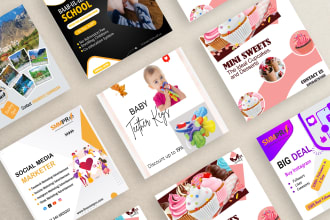 do perfect business post, anime, discord banner, poster making, flyer editing