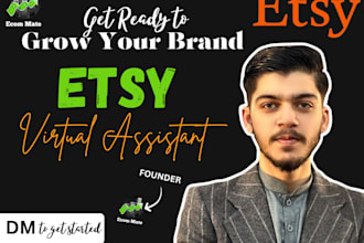 be your etsy store manager, expert etsy virtual assistant