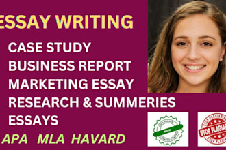 write case study analysis, research and summary, apa, mla paper