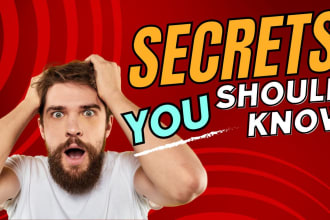 design eye catchy clickbait youtube thumbnails in 1 hour