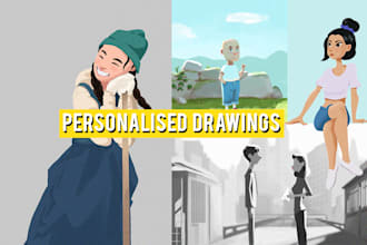 draw a personalised illustration for you