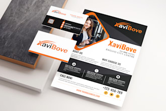 do business card, logo edit and marketing flyers design