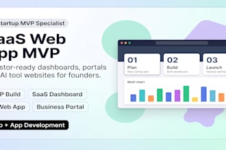 build startup mvp saas web app