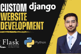 create a custom responsive python django dynamic websites