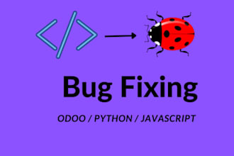 fix any odoo bug or error