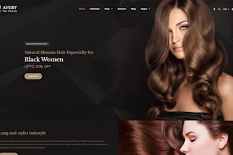 create wix beauty wix fashion wix hair extension wix store