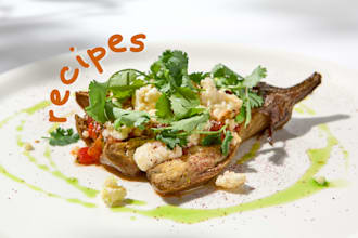 be your food writer and recipe developer