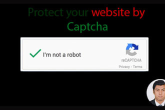 add captcha to protect your website