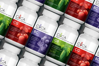 design your supplements packaging