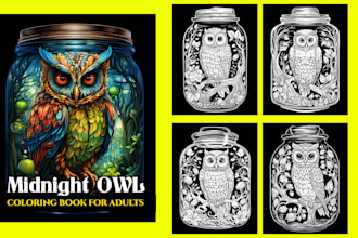 design unique adult coloring book coloring pages activity book cover for kdp