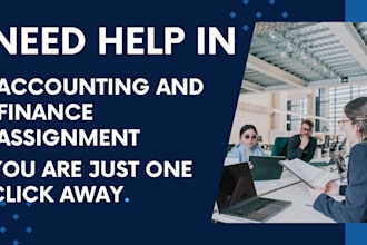 do  your accounting and finance assignment