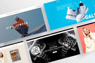 design outstanding fashion and clothing shopify store ecommerce shop website