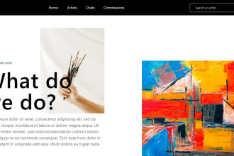 develop responsive mern react nextjs tailwind website with SEO optimizations