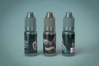 design label for disposable pod and other vape products