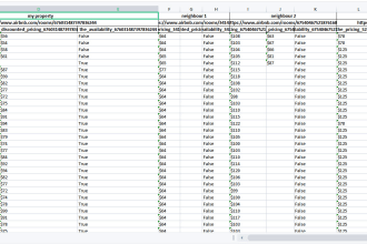 scrape real time airbnb pricing and availability data