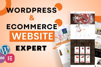 be your wp expert build wordpress woocommerce website mockup