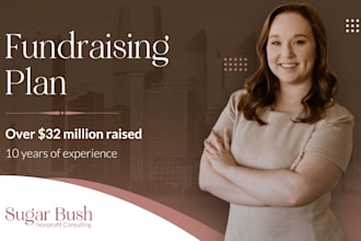write a comprehensive fundraising plan for your nonprofit