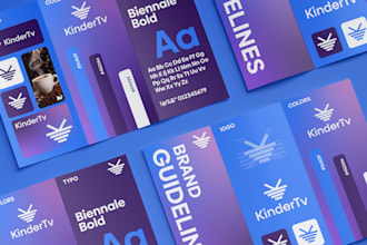 design logo with brand guidelines, style guide, brand book