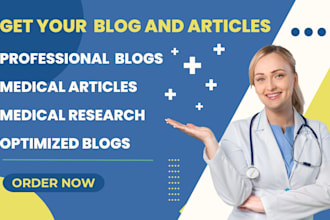 do professional content writing services for medical and health blogs writing
