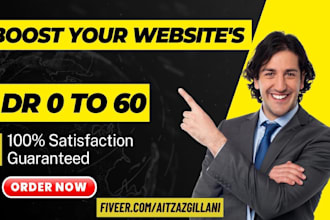 increase domain rating ahrefs DR 30 using dofollow backlinks