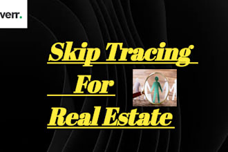 do skip tracing for real estate and llc skip tracing in bulk