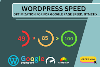 optimize website page speed and core web vitals